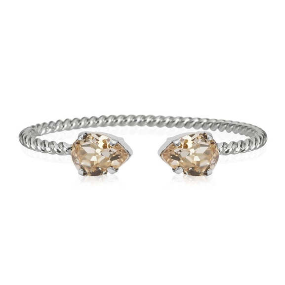 Mini Drop Bracelet Rhodium Silk - Caroline Svedbom - Snabb frakt & paketinslagning - Nordicspectra.se