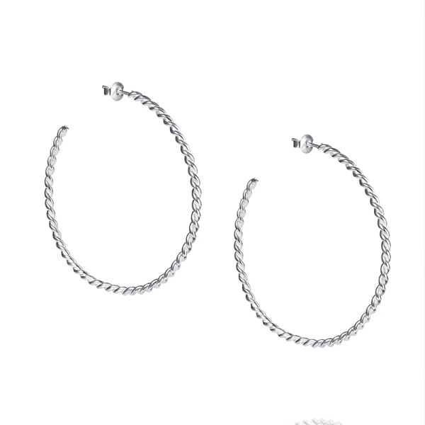 Wrapped Hoops i silver från Efva Attling