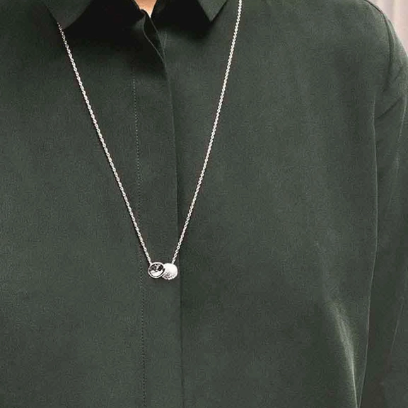 Rocky Shore Medium Single Necklace Long - Drakenberg Sjölin Halsband - Snabb frakt & paketinslagning - Nordicspectra.se