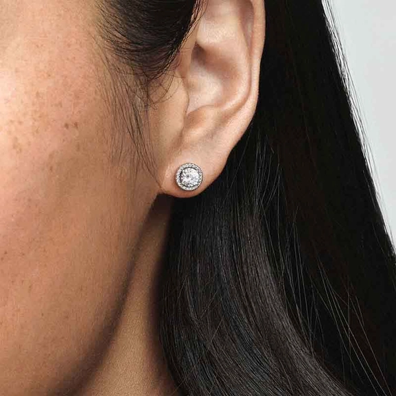 Round Sparkle Ohrringe von PANDORA, Schneller Versand - Nordicspectra.de
