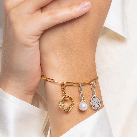 Charm-Anhänger Perle mit Stern von Thomas Sabo, Schneller Versand - Nordicspectra.de