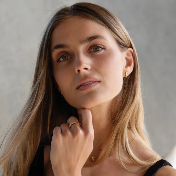 Dice Twice Ear Gold - Efva Attling - Vackra & betydelsefulla smycken - Fri frakt