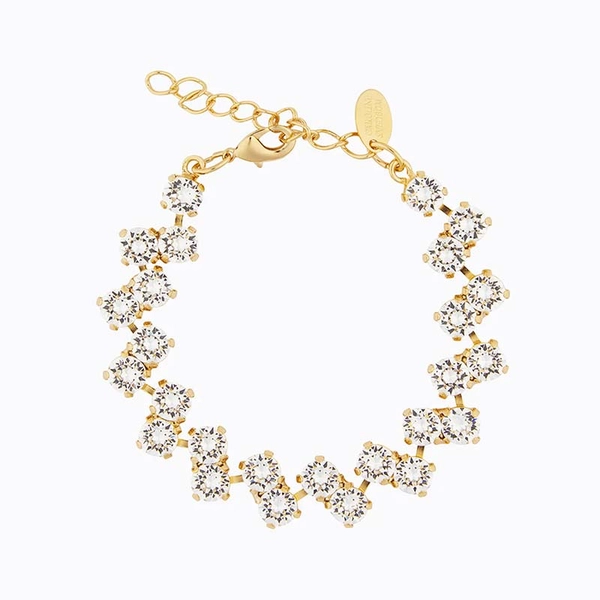 Fiona Bracelet Gold Crystal - Caroline Svedbom - Snabb frakt & paketinslagning - Nordicspectra.se