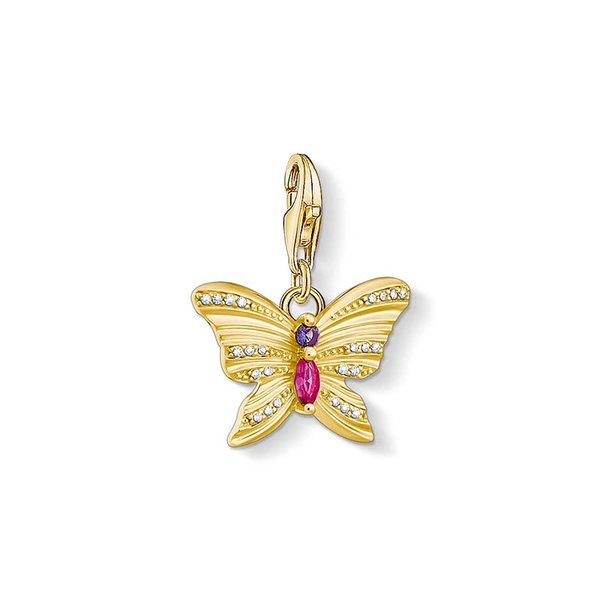 Charm-Anhänger Schmetterling Gold von Thomas Sabo, Schneller Versand - Nordicspectra.de