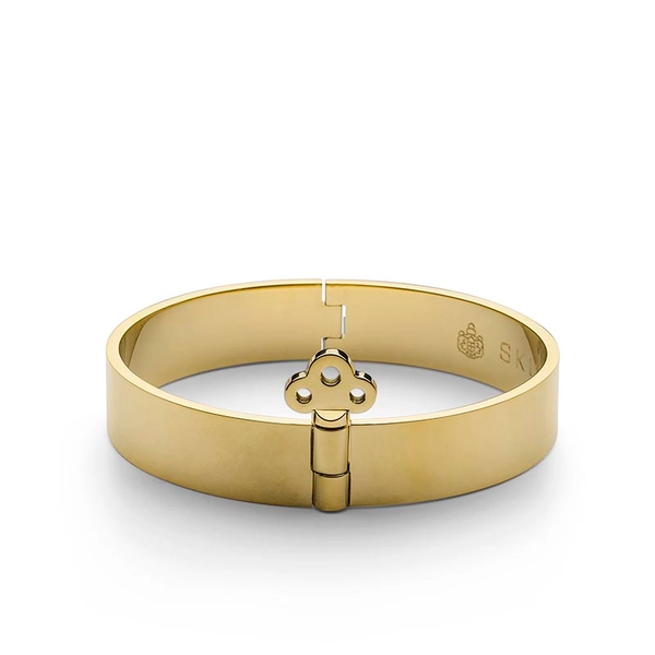 Bangle with Key Lock - Gold - Skultuna - Snabb frakt & paketinslagning - Nordicspectra.se