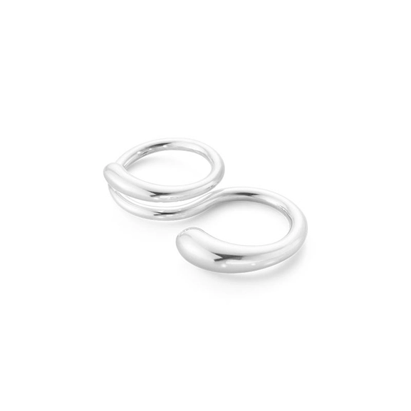 Mercy Dubbelring Silver - Georg Jensen ringar - Snabb frakt & paketinslagning - Nordicspectra.se