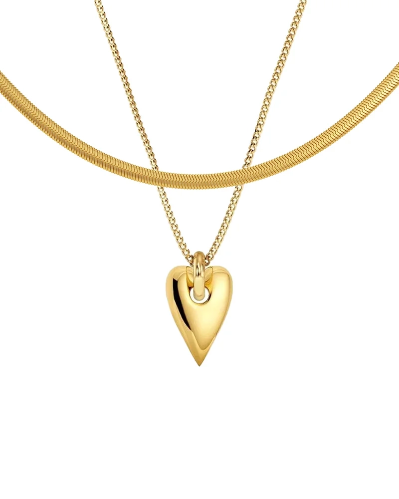 Edblad - Herringbone Amore Layering Gold