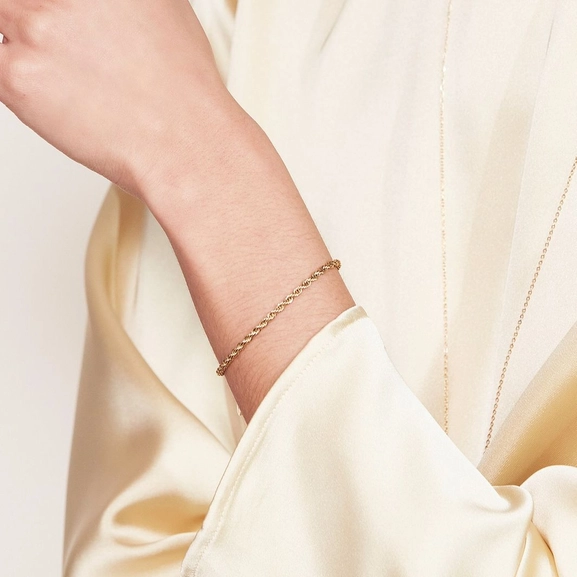 Rope Chain Bracelet Gold - Edblad - Snabb frakt & paketinslagning - Nordicspectra.se