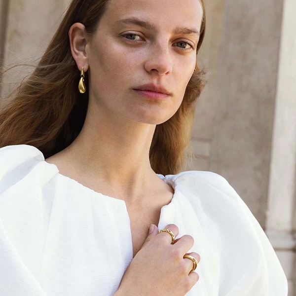 Reflect Link Ring Klein Gold von Georg Jensen, Schneller Versand - Nordicspectra.de