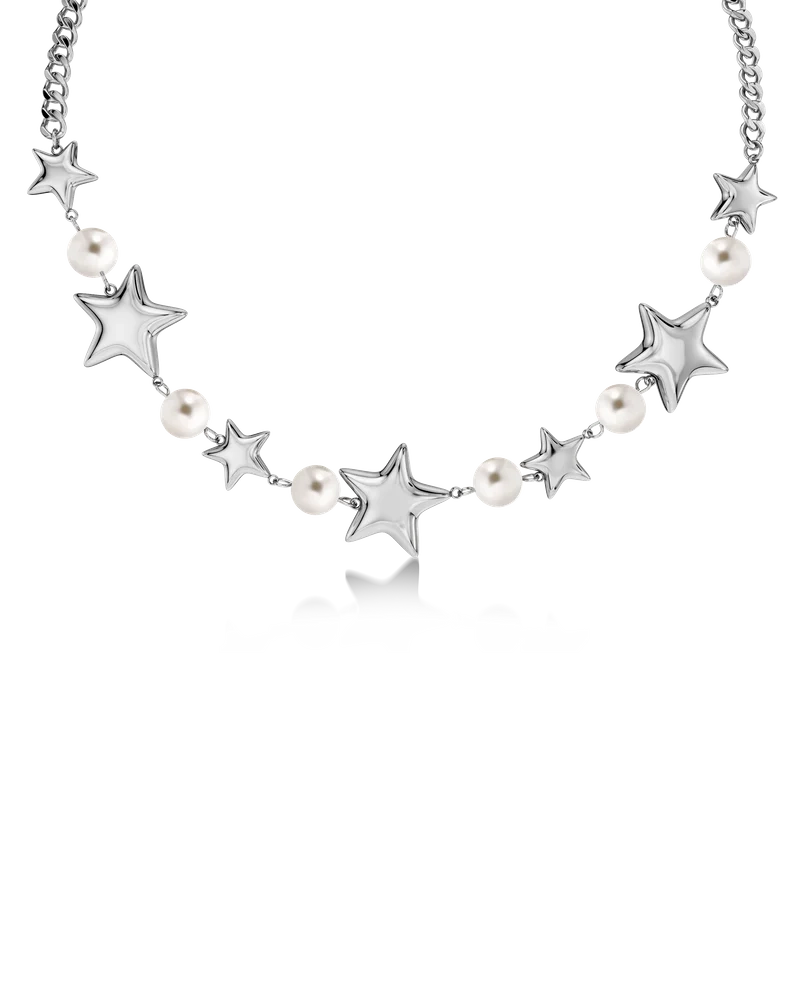 Edblad - Astra Necklace Pearl Silver