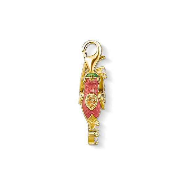 Kolibri med Färgglada Stenar Guld Berlock - Thomas Sabo berlock - Snabb frakt & paketinslagning - Nordicspectra.se
