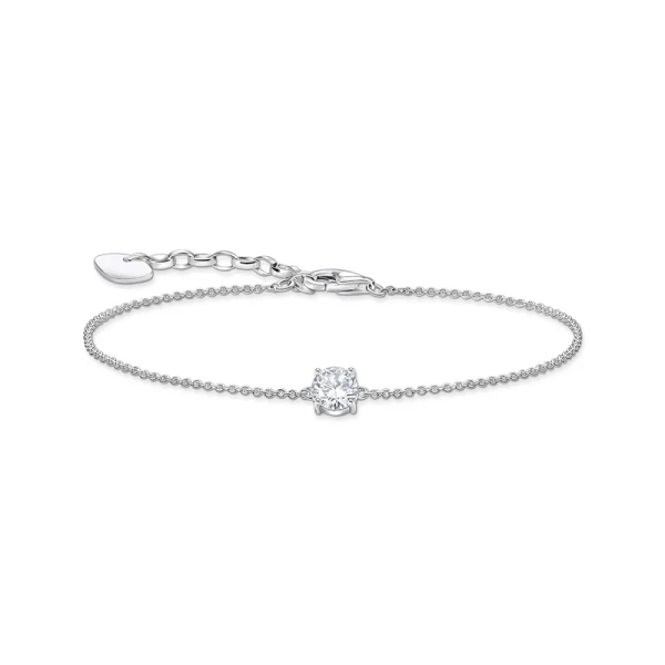 Bracelet with Sparkling Stone - Thomas Sabo - Suuri valikoima & ilmainen lahjapaketointi - Nordic Spectra