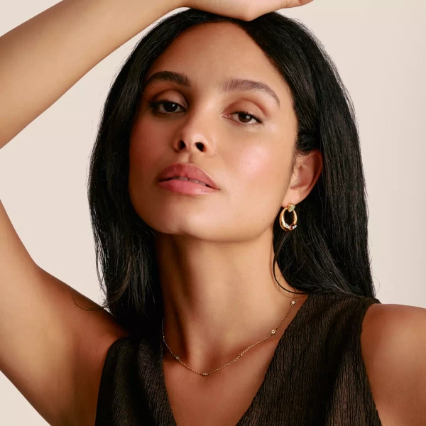 Vita Stenar Halsband Guld från Thomas Sabo