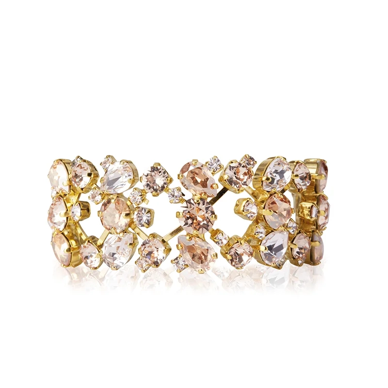 Caroline Svedbom – Aurelia Bracelet Gold Silk Combo