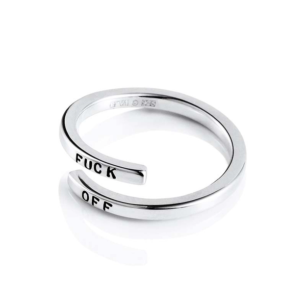 Fuck Off With A Twist Ring von Efva Attling, Schneller Versand - Nordicspectra.de