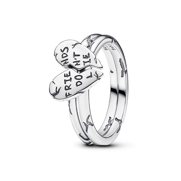 Stranger Things Friends Don’t Lie Teilbarer Ring - PANDORA - Nordic Spectra