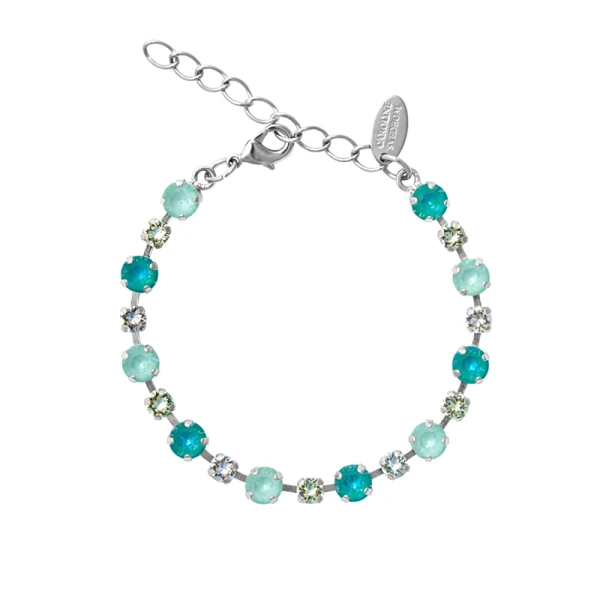 Calanthe Bracelet Rhodium Laguna Combo - Caroline Svedbom - Nopea toimitus ja lahjapakkaus