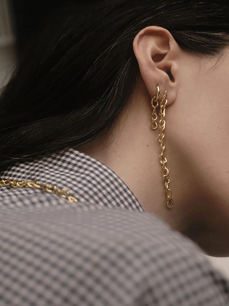 Selene Earrings Gold - Maria Black - Snabb frakt & paketinslagning - Nordic Spectra