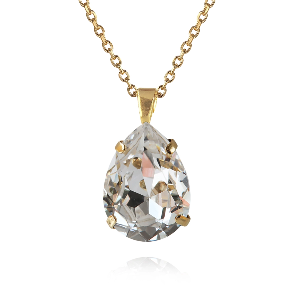 Caroline Svedbom - Classic Drop Necklace Gold Crystal