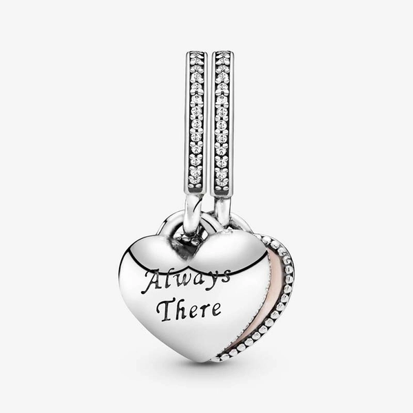 Always There Herz-Charm-Anhänger von PANDORA, Schneller Versand - Nordicspectra.de