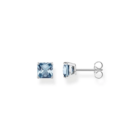 Ohrstecker Blauer Stein Silber von Thomas Sabo, Schneller Versand - Nordicspectra.de