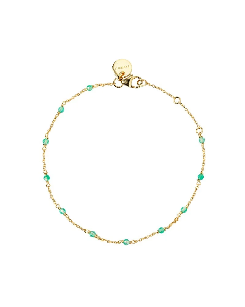 Syster P - Santa Monica Bracelet Green Gold