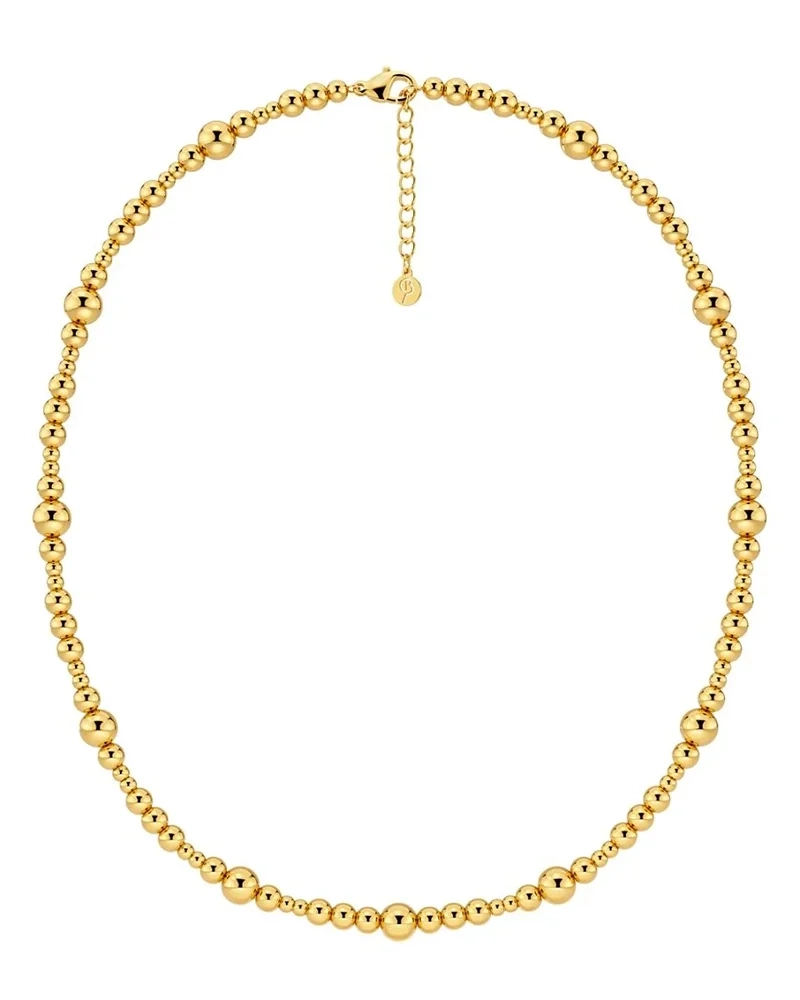 Sphere Necklace Multi Gold