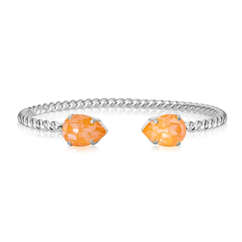 Caroline Svedbom - Mini Drop Bracelet Rhodium Mango Delite