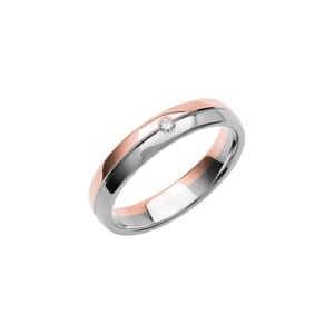 SR4010 Rose Gold/White Gold - Wedding & engagement rings - Schalins - Scandinavian design - Nordic Spectra