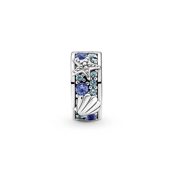 Tropischer Seestern & Muschel Clip-Charm von PANDORA, Schneller Versand - Nordicspectra.de