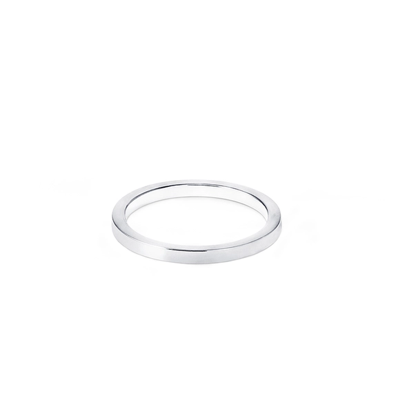 1946 Ring Rak 2 mm Vitguld - Nordic Spectra - Förstärker livets stora händelser - Nordic Spectra