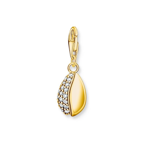 Öppen Snäcka med Stenar Guld Berlock - Thomas Sabo berlock - Snabb frakt & paketinslagning - Nordicspectra.se