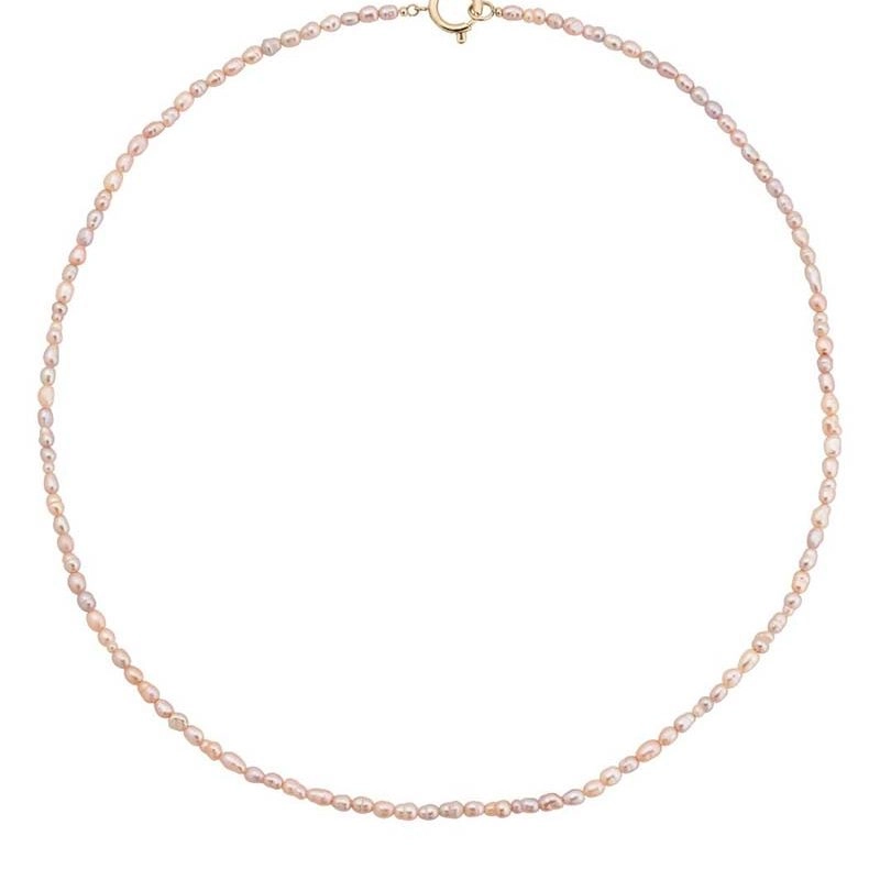 Edblad - Collier Pearl Necklace Pink Gold