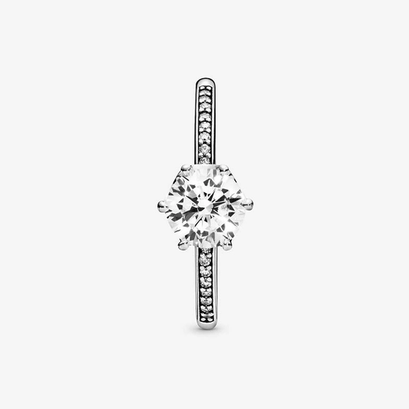 Clear Sparkling Crown Ring - PANDORA - Snabb frakt & paketinslagning - Nordicspectra.se
