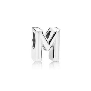 Buchstabe M Alphabet-Charm von PANDORA, Schneller Versand - Nordicspectra.de