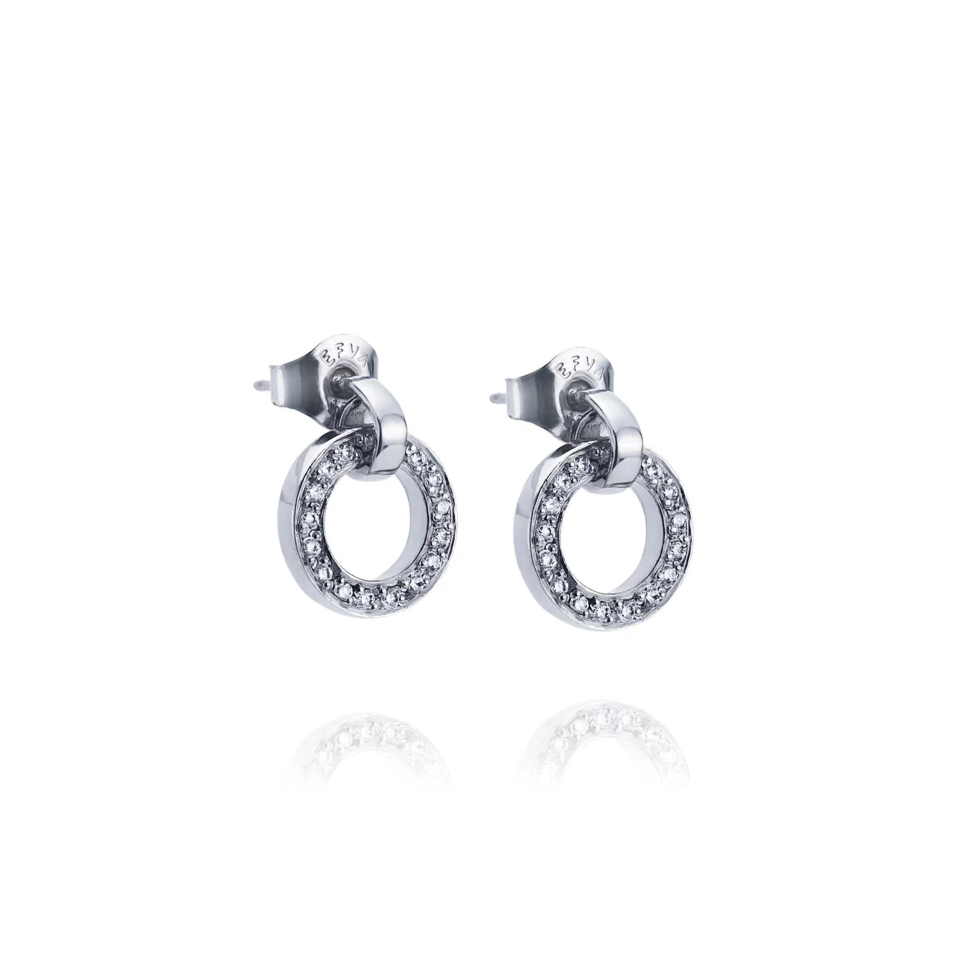 Efva Attling - Ring Around & Stars Earrings White Gold