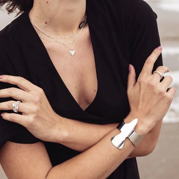 Diamond Necklace Small Silver  - Emma Israelsson - Snabb frakt & paketinslagning - Nordicspectra.se