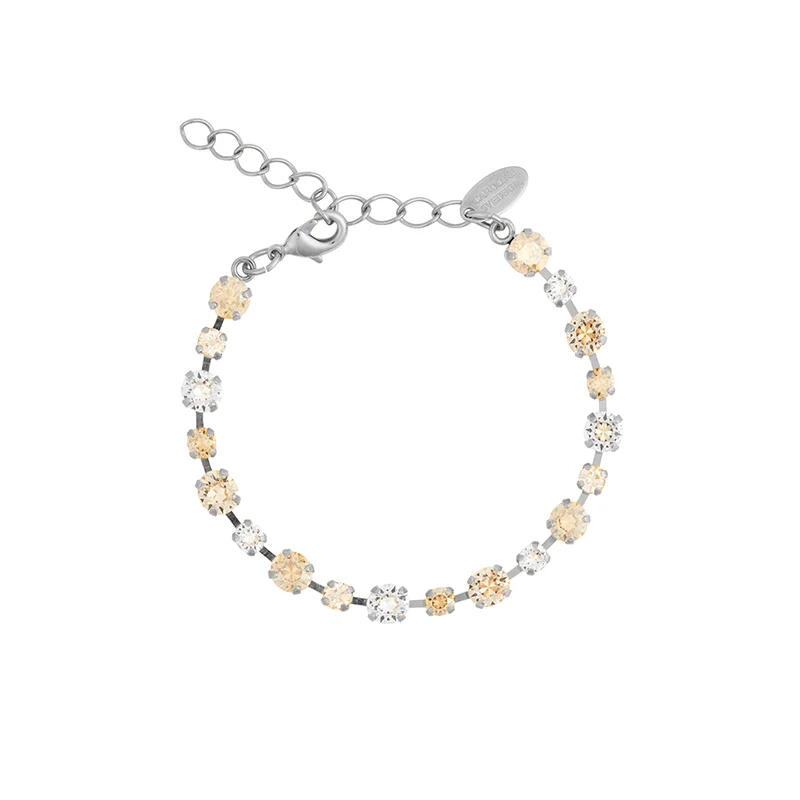 Caroline Svedbom - Calanthe Bracelet Rhodium Golden Combo