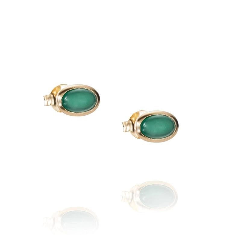 Efva Attling - Love Bead Ear Green Agate