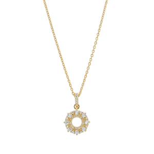 Circle of Trust Halsband Guld - elegant halsband i guld med minimalistisk design