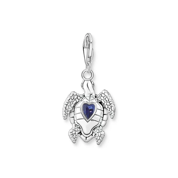 Charm-Anhänger Schildkröte Mit Blauen Steinen von Thomas Sabo, Schneller Versand - Nordicspectra.de