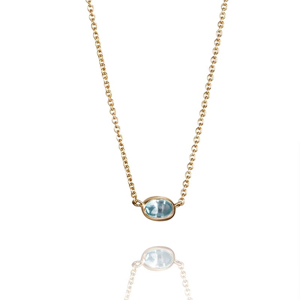 Love Bead Necklace Gold - Topaz - Efva Attling ringar - Snabb frakt & paketinslagning - Nordicspectra.se