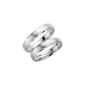 62-4 White Gold - Wedding & engagement rings - Schalins - Scandinavian design - Nordic Spectra