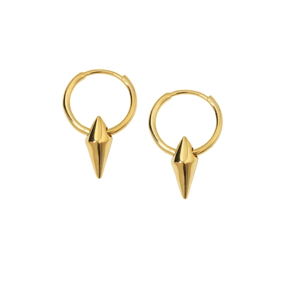 Harvey Small Spike Hoops Gold - Syster P - Beliebter Schmuck für alle Gelegenheiten