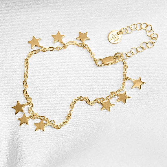 Galax Gold Armband von Sofia Wistam, Schneller Versand - Nordicspectra.de