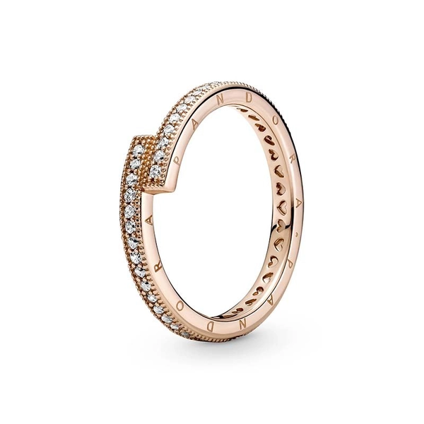 Glitzernder Überlappender Ring von PANDORA, Schneller Versand - Nordicspectra.de