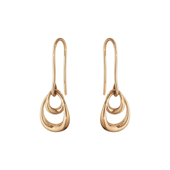 Offspring Örhängen på Krok med Hänge Roséguld - Georg Jensen örhängen - Snabb frakt & paketinslagning - Nordicspectra.se