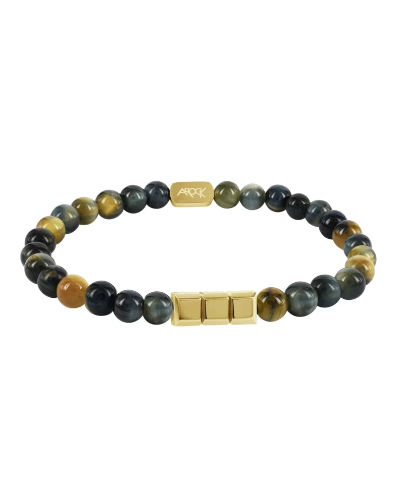AROCK - CUBE Bead Armband Guld