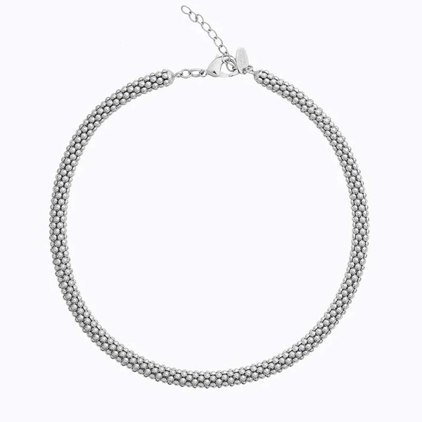 Classic Rope Necklace Rhodium - Caroline Svedbom - Snabb frakt & paketinslagning - Nordicspectra.se