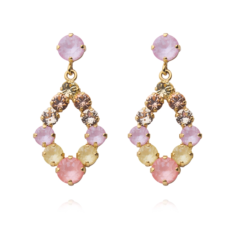 Caroline Svedbom - Mini Delia Earrings Gold Dreamscape Combo